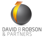 Logo for David B Robson & Partners and link to website.